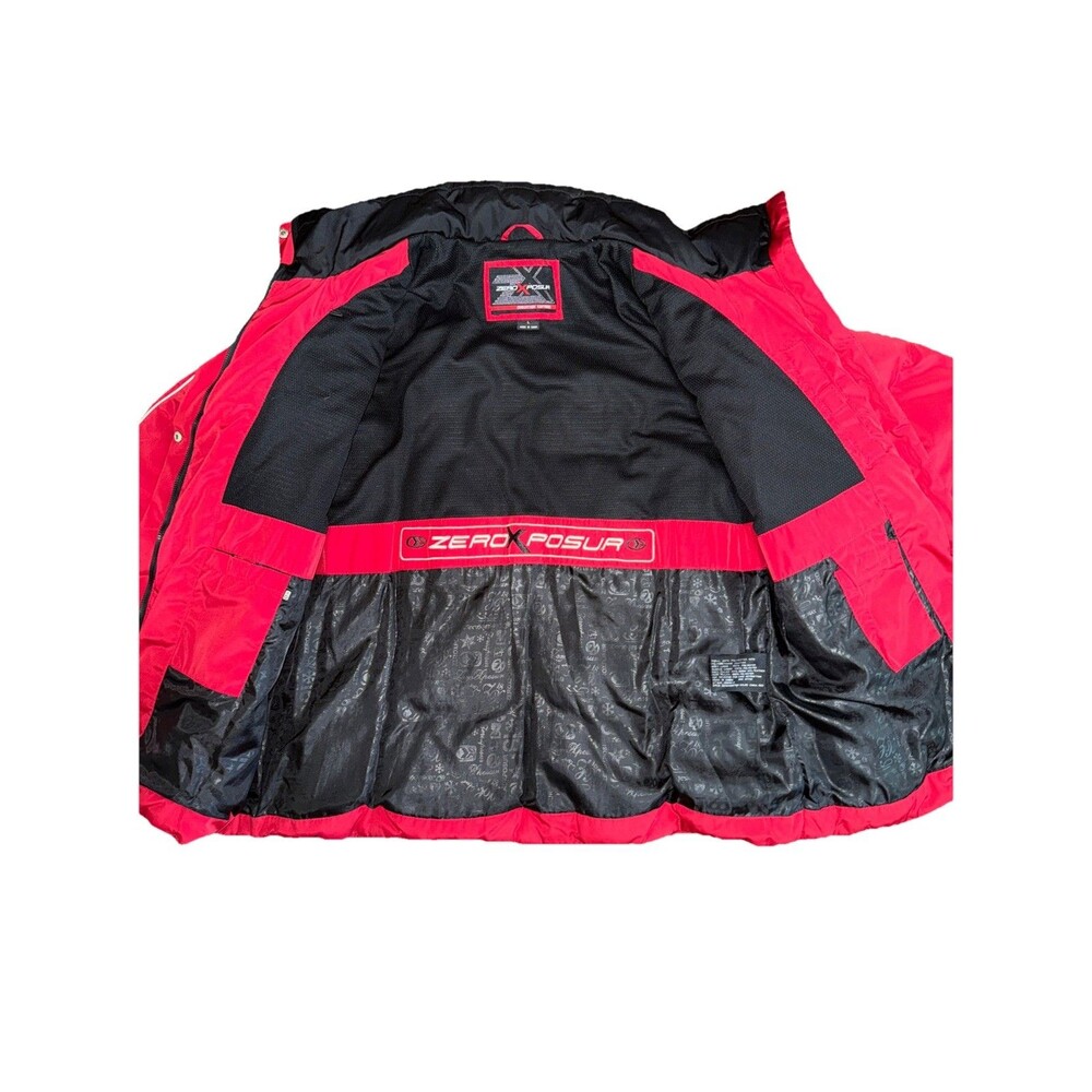 ZeroXPosur Women’s Size M Winter Snowboard Down Puffer‎ Jacket W Lots Pockets - Picture 5 of 6